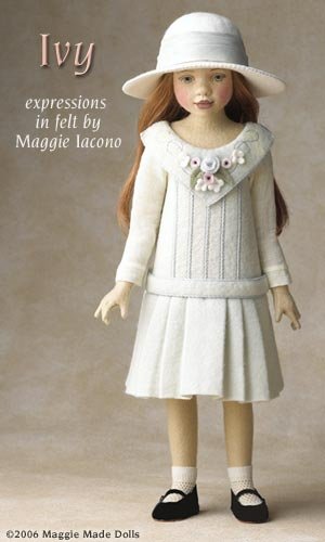Валянные куклы из шерсти Мэгги Яконо, Maggie Iacono dolls