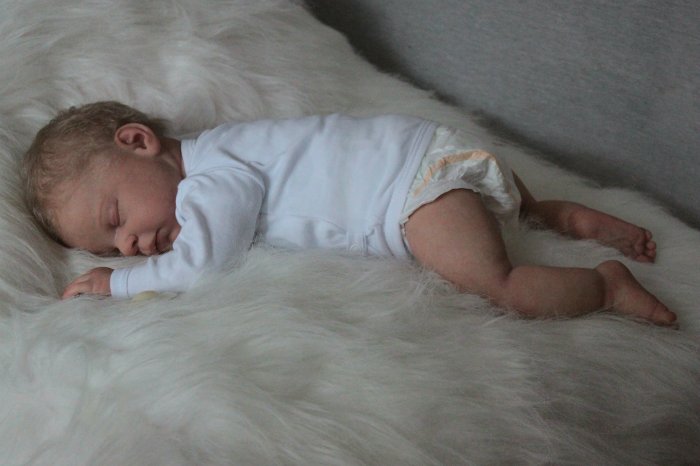 Спящий ангелок Ребекка. Кукла реборн Виктории Вишни (фото 7)