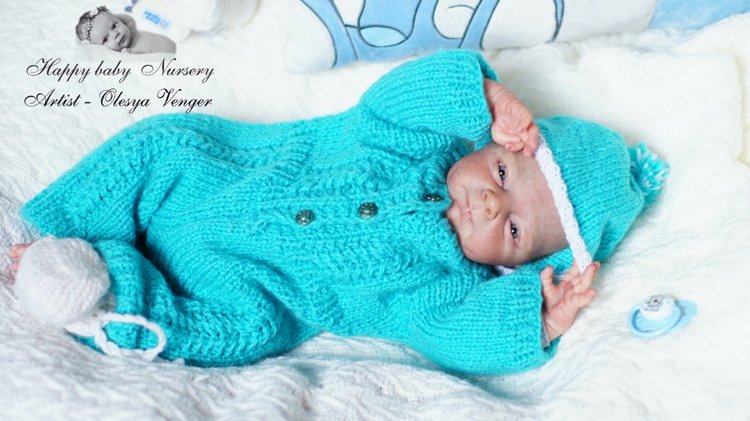 Андрейка-Веселейка. Кукла реборн Олеси Венгер