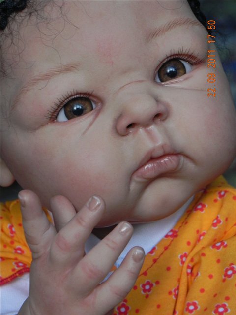 Шоколадная девчонка Александра-Шурочка. Куклы-реборн Светланы Преображенской