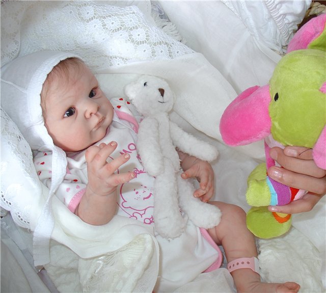 Мамина радость. Кукла Реборн из молда Джилл | Бэйбики Мамина радость. Кукла Реборн из молда Джилл (фото 8)