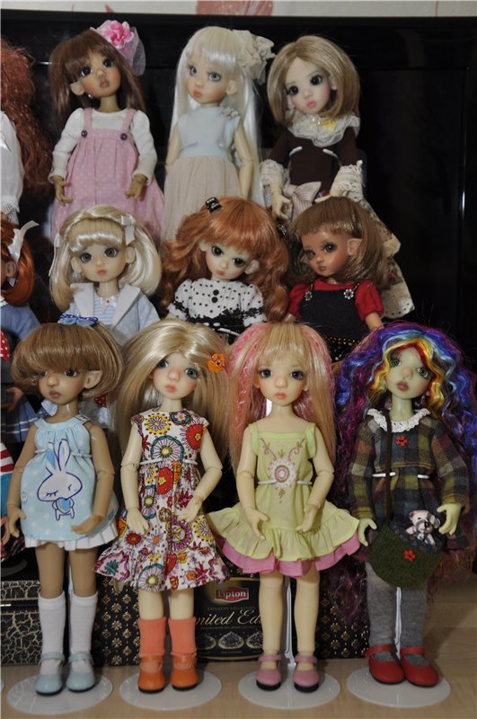 Все в сборе. Моя коллекция кукол от Кайе Виггз формата тини. Заходите, ждем (фото 5)