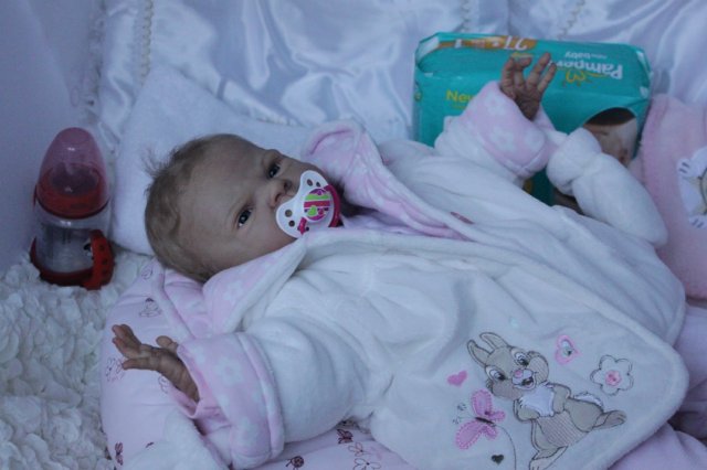 Детка Скарлет... Куколка реборн Виктории Вишни