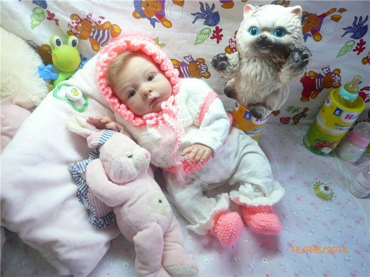 Моя нежная девочка Сонечка. Кукла реборн Светланы Преображенской