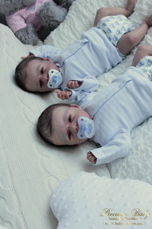 Двойное счастье! Куклы реборн Анастасии Бочковой (фото 8)