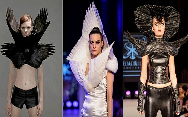 Перья. Скандальный дизайнер Джесс Итон (JessEaton) или искусство бывает разным (фото 7)