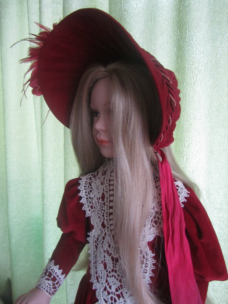 Фарфоровая кукла Ева - "реверанс позапрошлому веку"