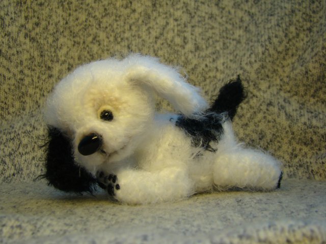 Новый щенок, авторские игрушка своими руками (фото 7)