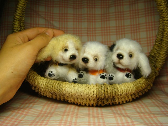 А у нас щенков корзинка! Авторские игрушки своими руками Ольги Чернухо