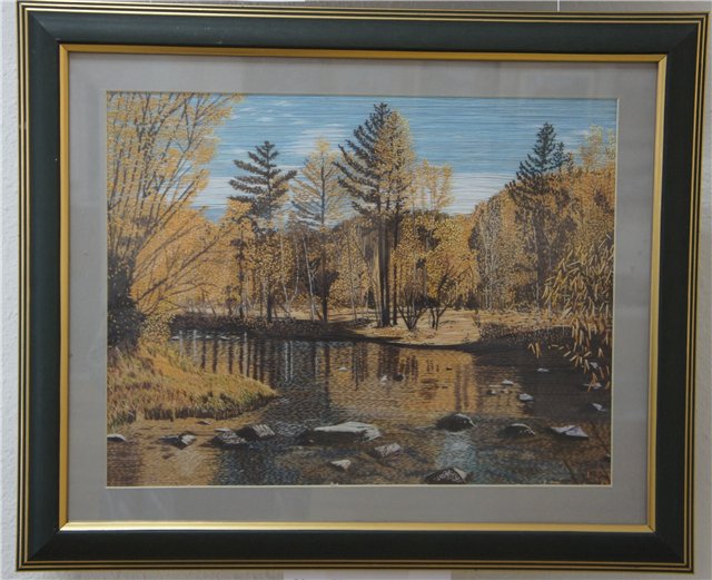 Выставка вышитых картин — Другие хобби и увлечения: сад (фото 9)