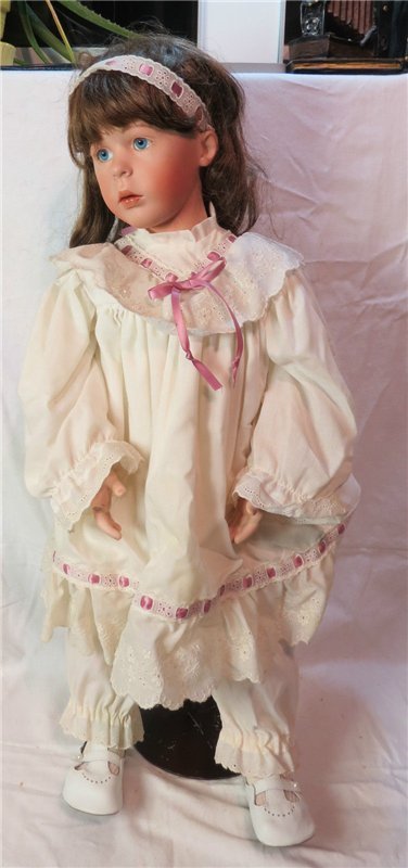 Первый блинчик — Ремонт и реставрация фарфоровых кукол: склейка (фото 6)