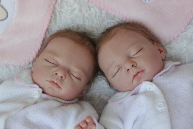 Одинаковые дочки... Куколки реборн Виктории Вишни