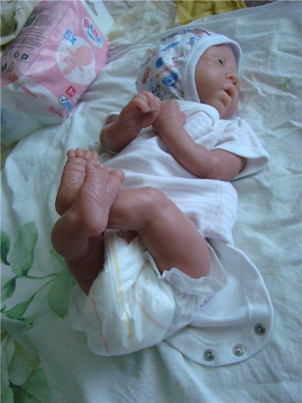 Силиконовая малышка - Процесс работы от Кондрашовой Ирины