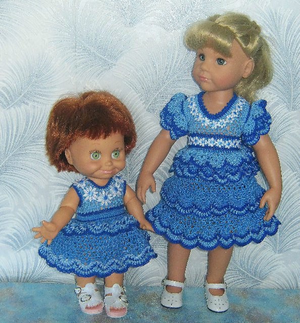 Новая коллекция летних вязаных нарядов для фейсинок, готциков, паолок под названием "Ромашки"