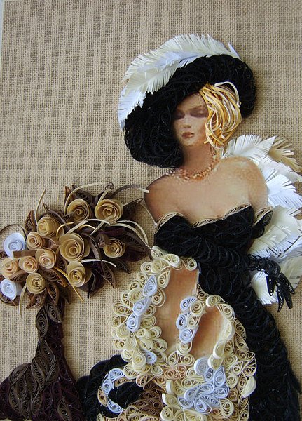 Квиллинг. Невероятные женские образы Евгении Евсеевой