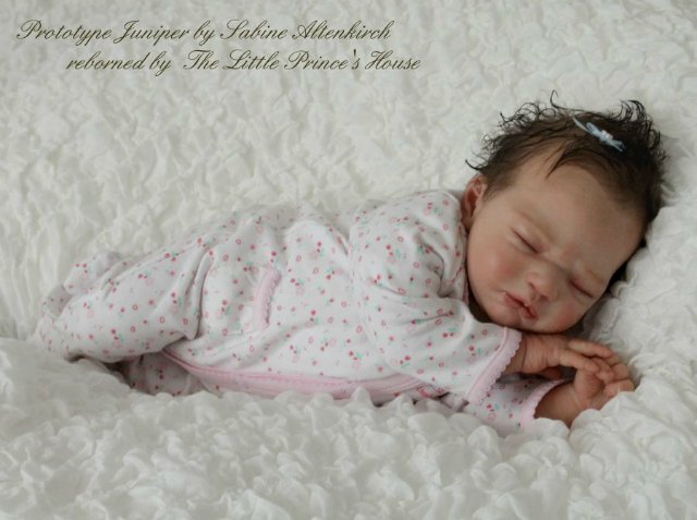 Прекрасная спящая белоснежка Прототип молда Juniper kit by Sabine Altenkirch