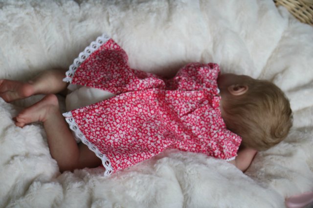 Спящая малышка Рози 2. Куколка реборн Виктории Вишни