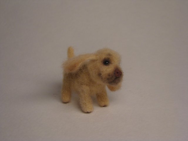 Маленький но верный друг. Авторская игрушка валянием Ольги Чернухо (фото 2)