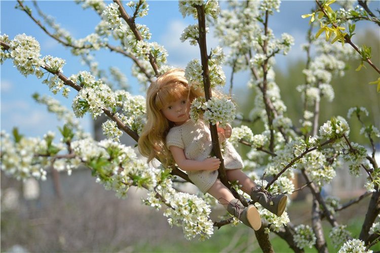 Во саду ли, в огороде — Куклы Sylvia Natterer (Сильвия Наттерер): Gotz (фото 6)