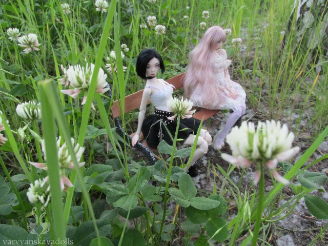 Шарнирная кукла Акина - Весенний цветок (фото 2)