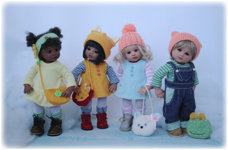 Коллекция одежды для куколок Gabriele Müller, Часть 3 - Зима-Осень