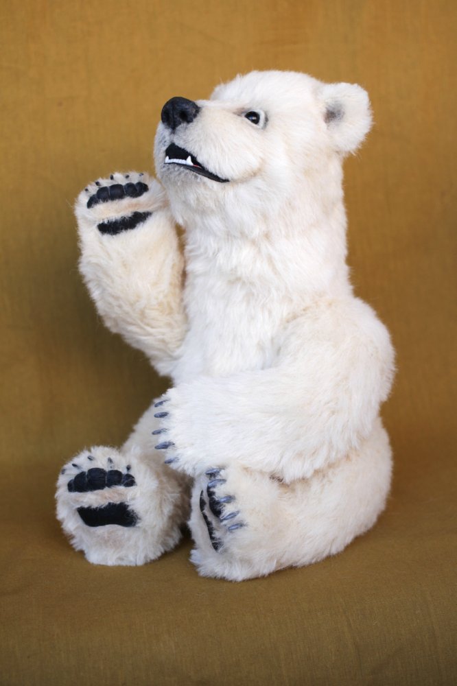 Нолан полярный медвежонок. Авторские игрушки ручной работы Татьяны Матляк (фото 4)