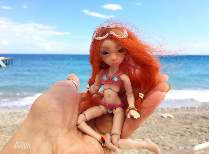 Как Фиби в отпуск съездила. Авторская бжд-мышка Лидии Снуль