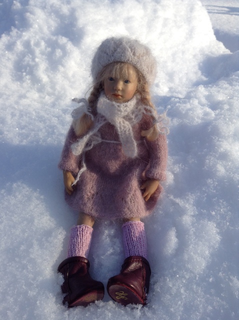 Зимняя фотосессия Сири. Siri mini club A. Himstedt