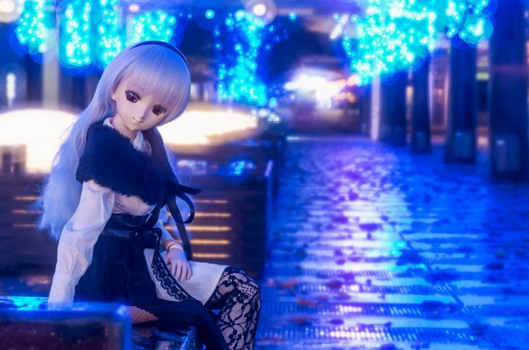 Красивые волшебные фотографии кукол от Azure Япония