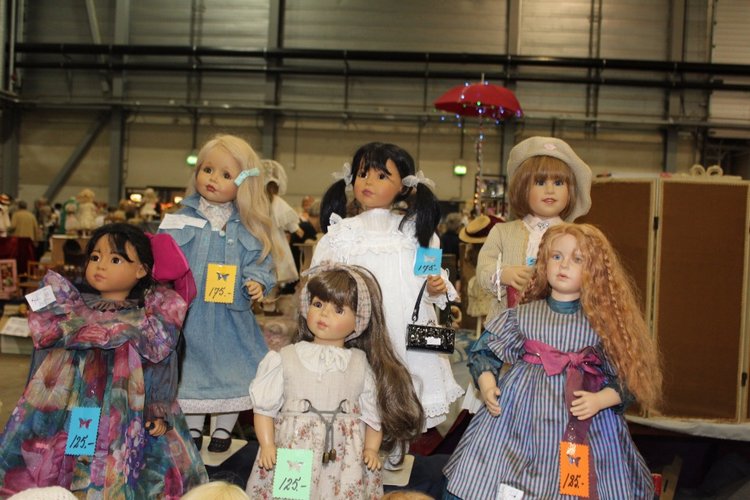 Выставка мишек, кукол и кукольной миниатюры в Голландии 2017 - часть пятая