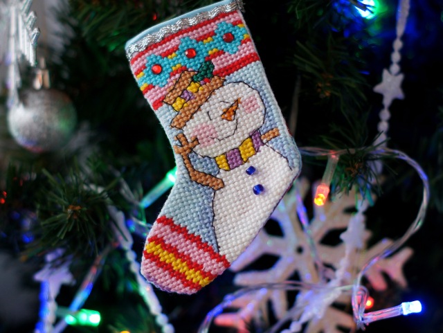 Новый год ручной работы . Вышивка
