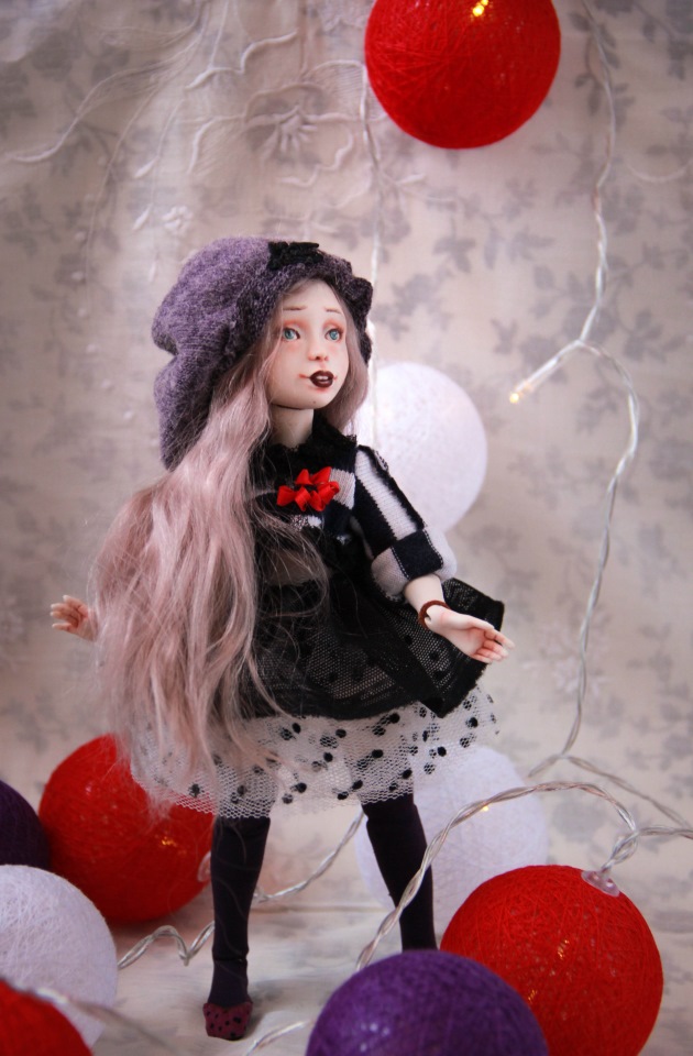 Анук. Маленькая эльфийка. Фарфоровая шарнирная кукла