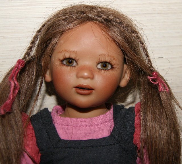 Целый цветничок красавиц поселился у меня - коллекционные куклы Himstedt