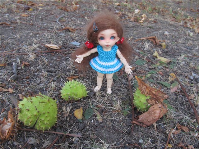 Ксюша на прогулке | Бэйбики Ксюша на прогулке — Куклы Fairyland (ФэйриЛэнд): BJD (БЖД) (фото 6)