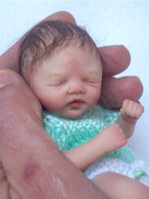 Детки - куклы OOAK — Авторские миниатюрные куклы: лепка (фото 6)