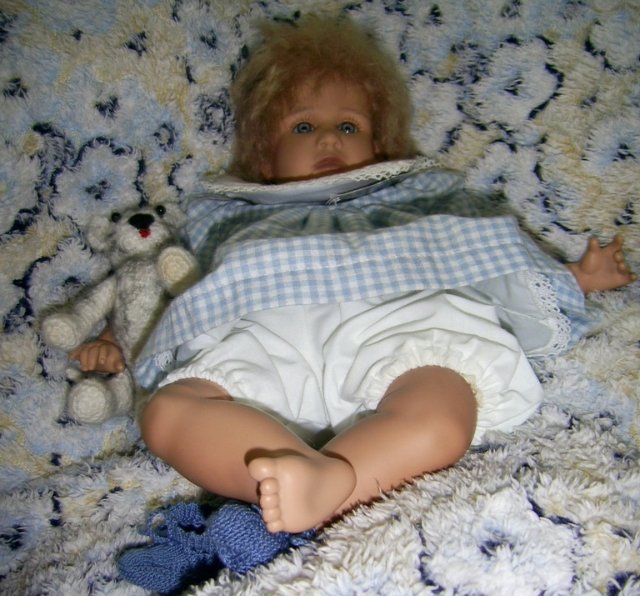 Коллекционная кукла от Ruth Treffeisen