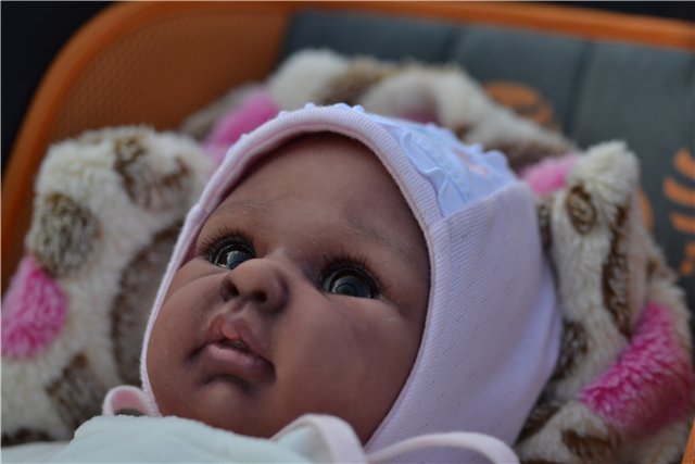 Шоколадка Lisa, кукла-реборн Татьяны Гордиенко