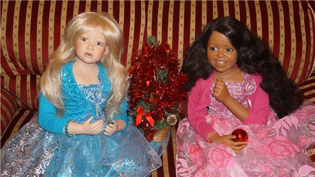 Фарфоровая кукла БИРГИТ - Лазурная Мечта от Кристин Оранж