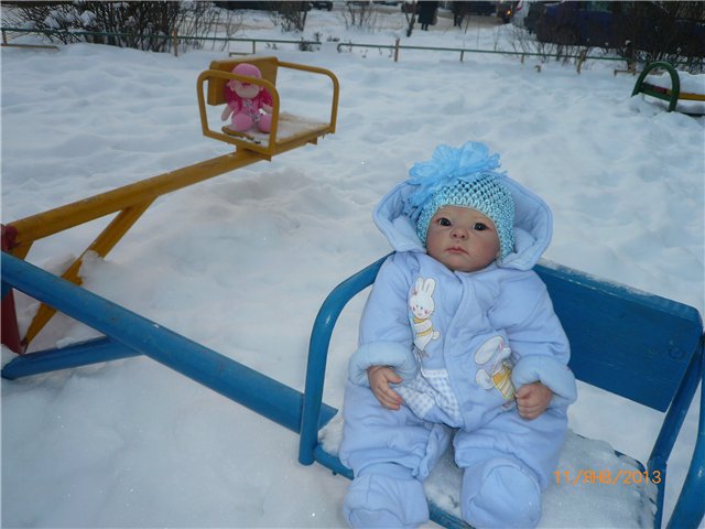 Кукла реборн Оленька. Мамина малышка (фото 6)