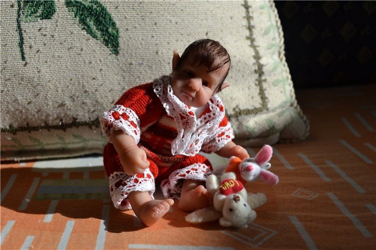 Маленький мужичек Айнон — Авторские куклы ручной работы: текстильные (фото 8)