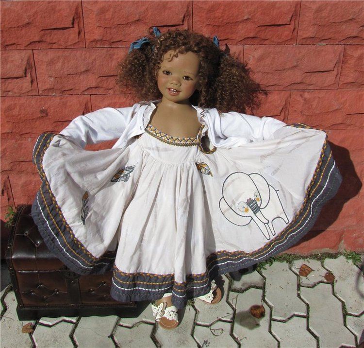 Вспоминая теплые дни. Полуденные танцы кукол Annette Himstedt (фото 9)