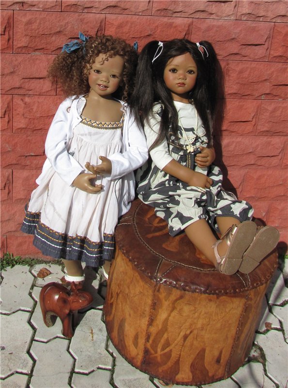 Вспоминая теплые дни. Полуденные танцы кукол Annette Himstedt