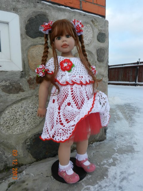 Девочки в красном — Одежда и обувь для кукол своими руками: фото (фото 6)