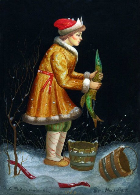 Усмотри тропинку в сказку или Здесь русский дух, здесь Русью пахнет. Федоскинская лаковая миниатюра