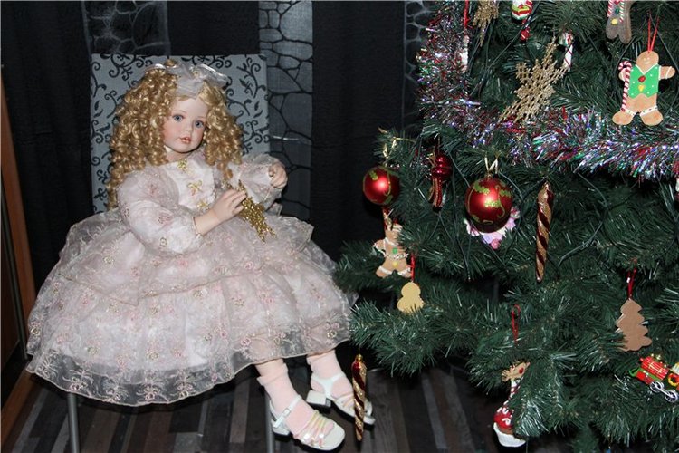 Чудо по имени Барбара, фарфоровая куколка от Донны Руберт (фото 2)