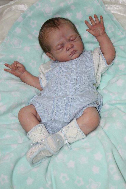 Кукла реборн CASPAR прототип художник Beatrix Schröder