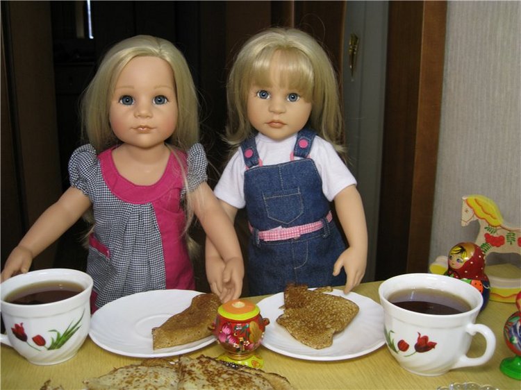 Поздравляем всех с Масленицей! Куклы Готц