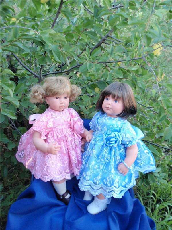 Летняя прогулка малышек — Одежда и обувь для кукол своими руками: фото