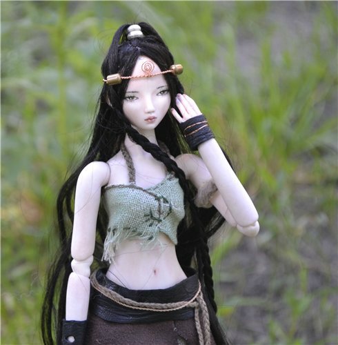 Сила... Нежность... Грусть... Тайна - в глазах! Шарнирные куклы Tomamota, Тамары Богдановой (фото 9)