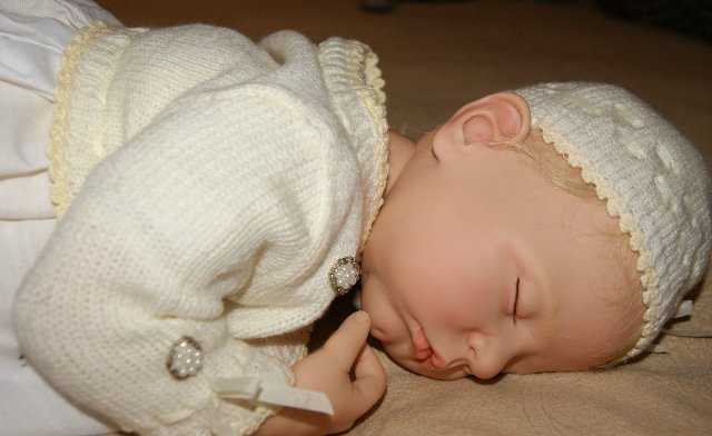 Hildegard Gunzel 2010 Resin Dolls - baby Miriam нежная булочка - сплюшечка